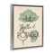 Stupell Industries French Vegetable Garden Floater Framed Canvas Wall Art Design by Daphne Polselli